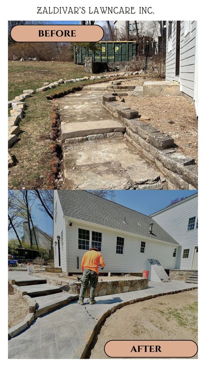 Retaining Wall Construction for Zaldivar’s Lawn Care INC  in Peekskill, NY