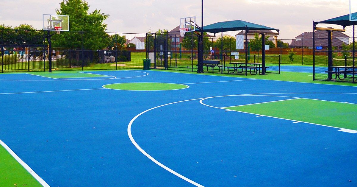 Sport Court Painting for Curb Painting 817 in Hurst, TX