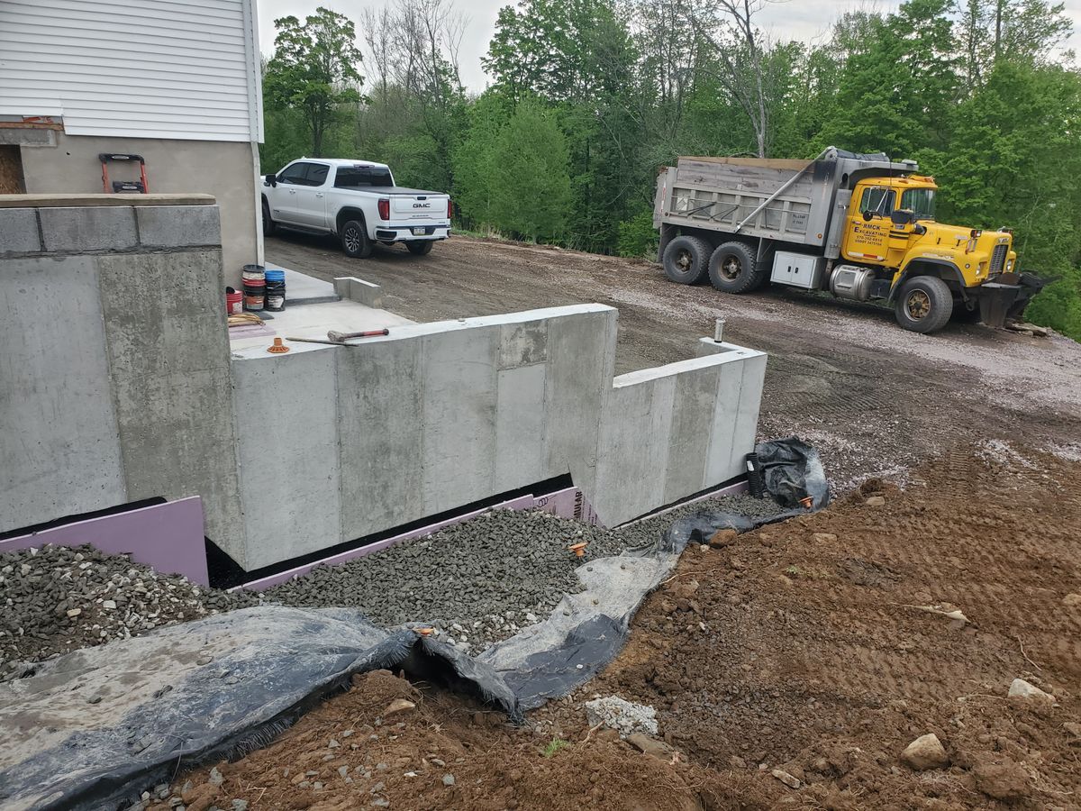 Concrete for R McK Excavating in Lake Ariel, PA