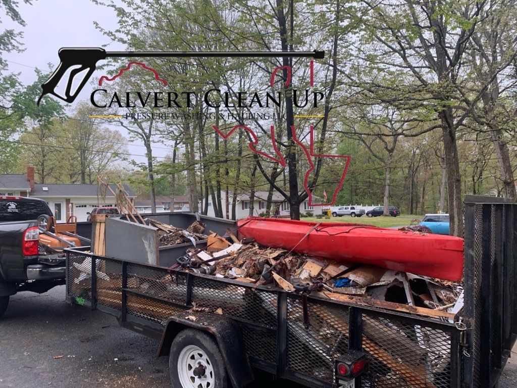 Hauling and Junk Removal for Calvert Clean Up, Pressure Washing & Hauling LLC in Pasadena, MD