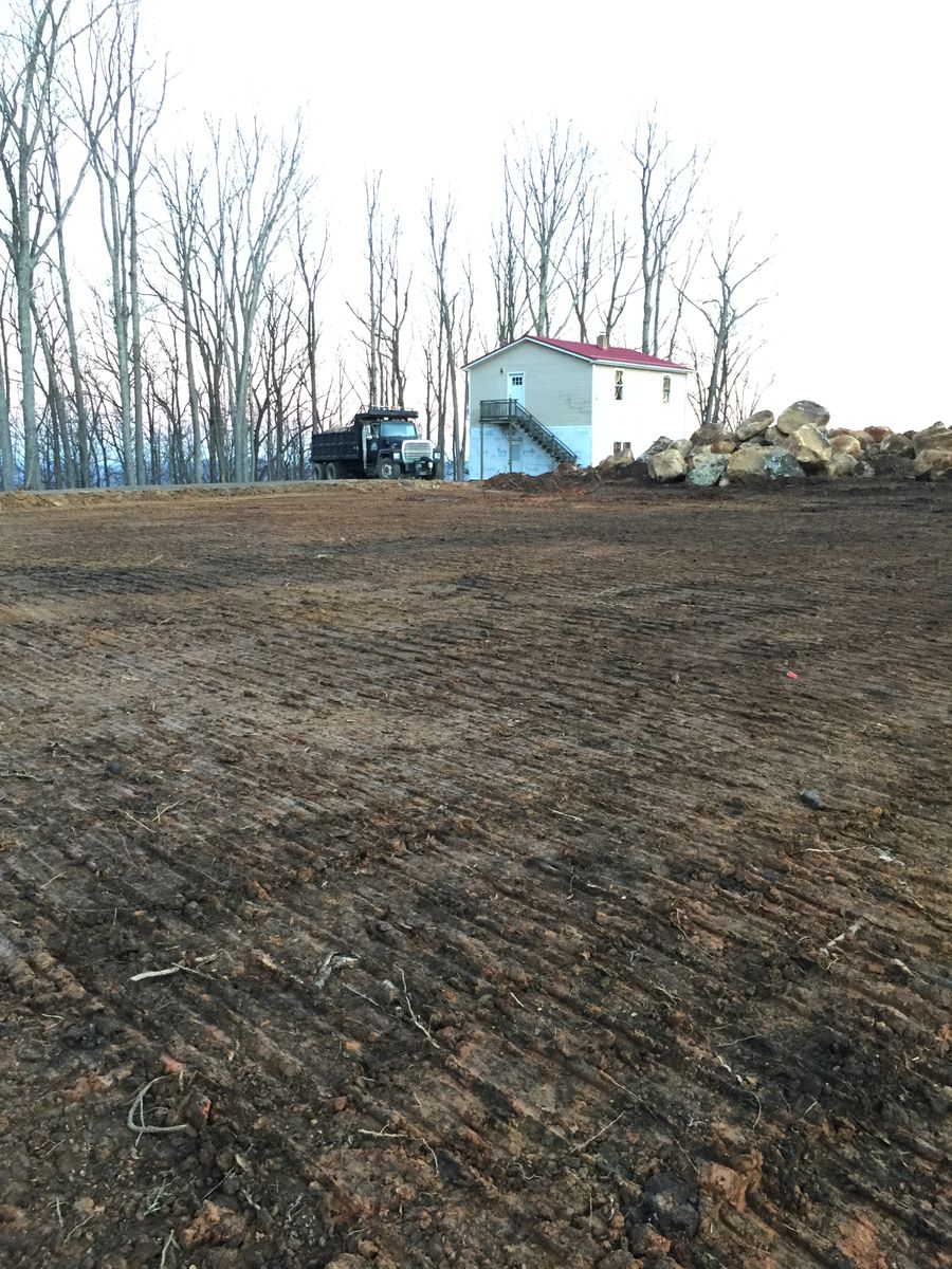 Grading for Lanier Excavating LLC in Bedford County, VA