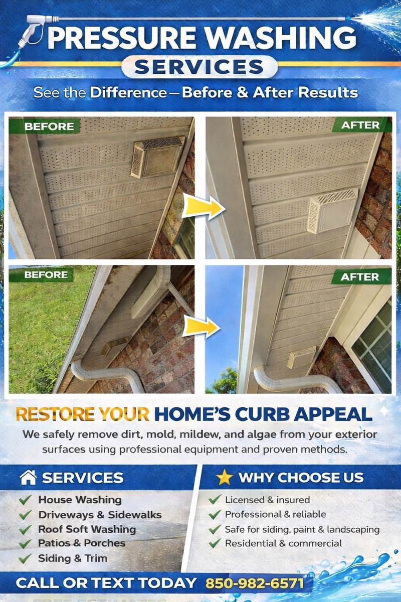 Home Softwash for Panhandle Exterior Pros LLC in Milton, FL