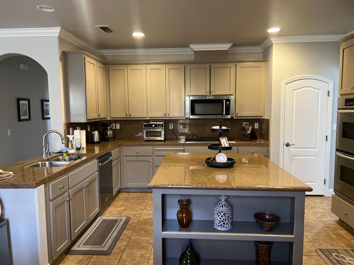 Kitchen and Cabinet Refinishing for Fred's Painting in Turlock, CA
