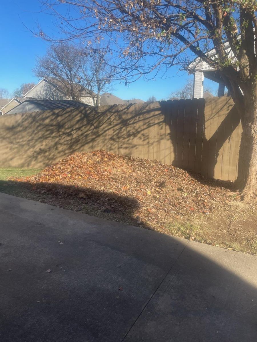 Fall Leaf Cleanup & Removal for Pureleaf Lawncare LLC in Springdale, AR