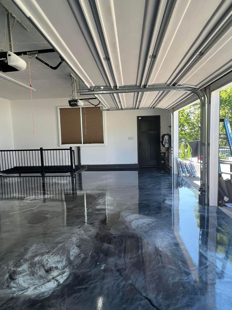 Epoxy Floor Coatings for Texas Curb N Borders in Houston, TX