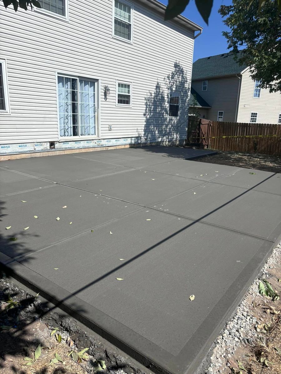 Patio Design & Installation for Curtis Concrete Contracting in Trenton, OH