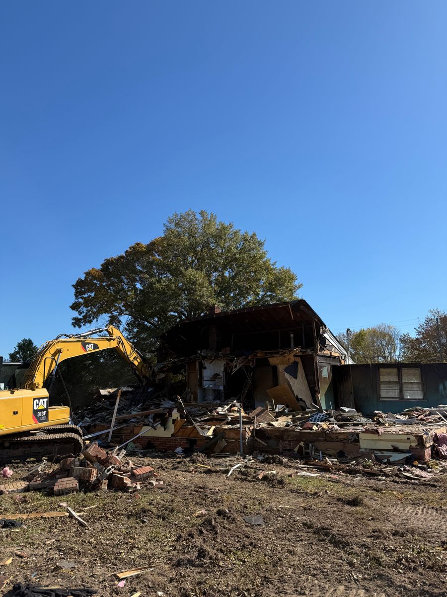 Site Preparation for KD Grading LLC in Fuquay-Varina, NC