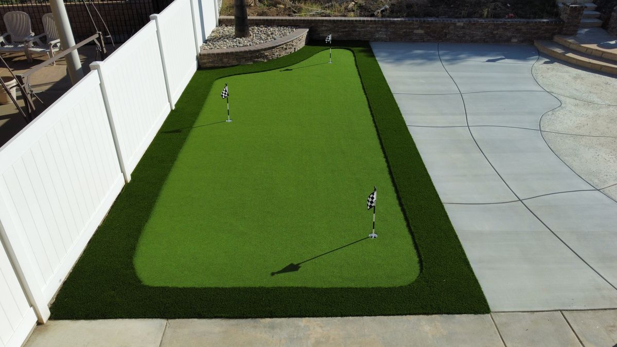 Putting Greens for Aidan Jade Landscaping in Riverside County, CA