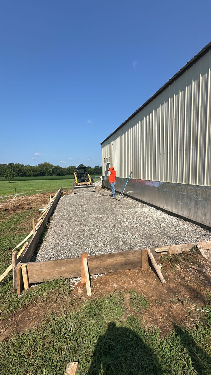 Concrete Slab Construction for Prestige Concrete in Nashville, TN