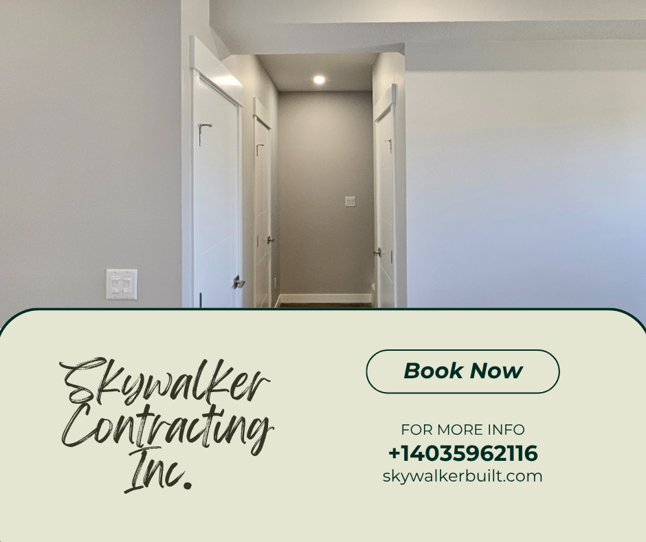 Bathroom Renovation for Skywalker Contracting Inc.  in Red Deer, Alberta