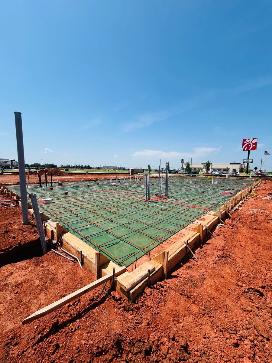 Structural Concrete for RM Concrete Construction,LLC. in Norman, , OK