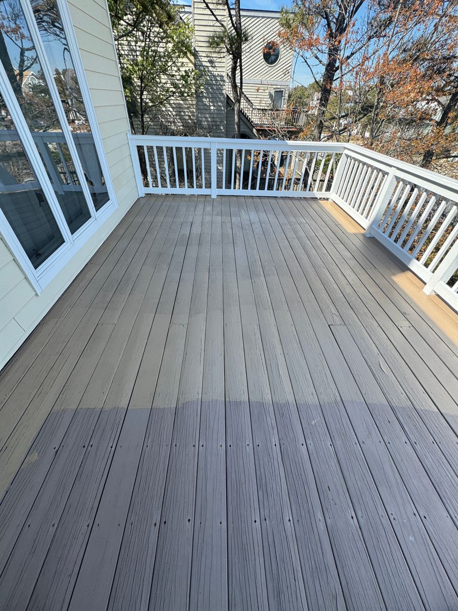 Deck Construction for Sanchez Paint Pros in Frederick, MD