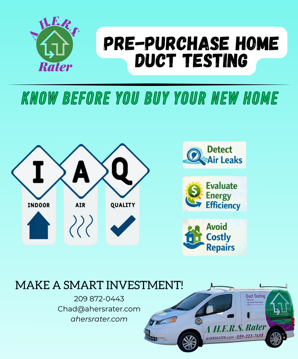Indoor Air Quality Testing for A  H.E.R.S.  Rater in Fresno, CA