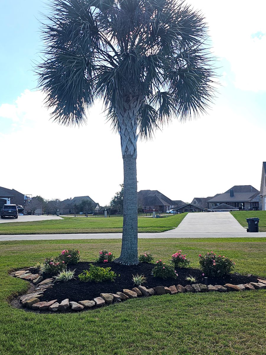 Mulch Installation for Bruno's Professional Lawn's & Landscape in Beaumont, TX
