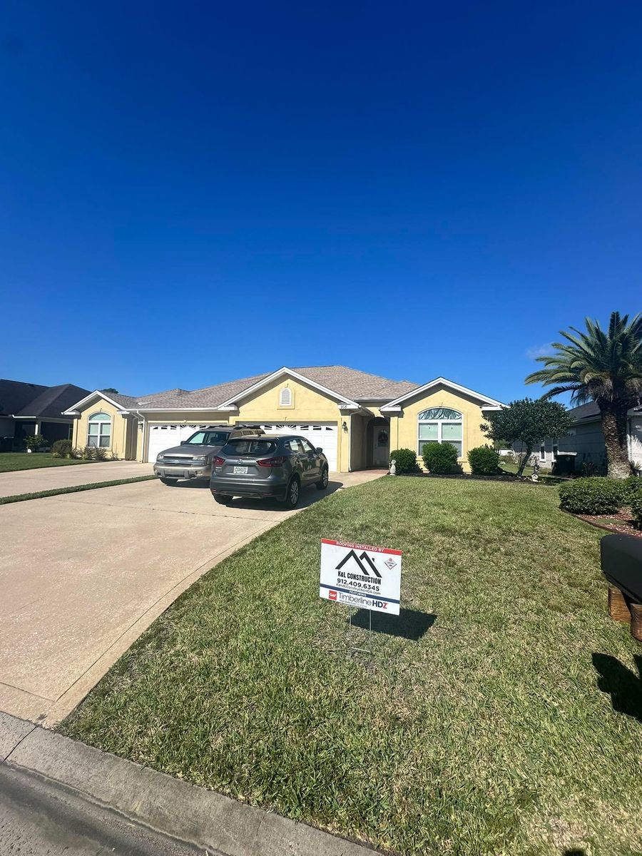 Siding for K & L Construction in Woodbine, GA