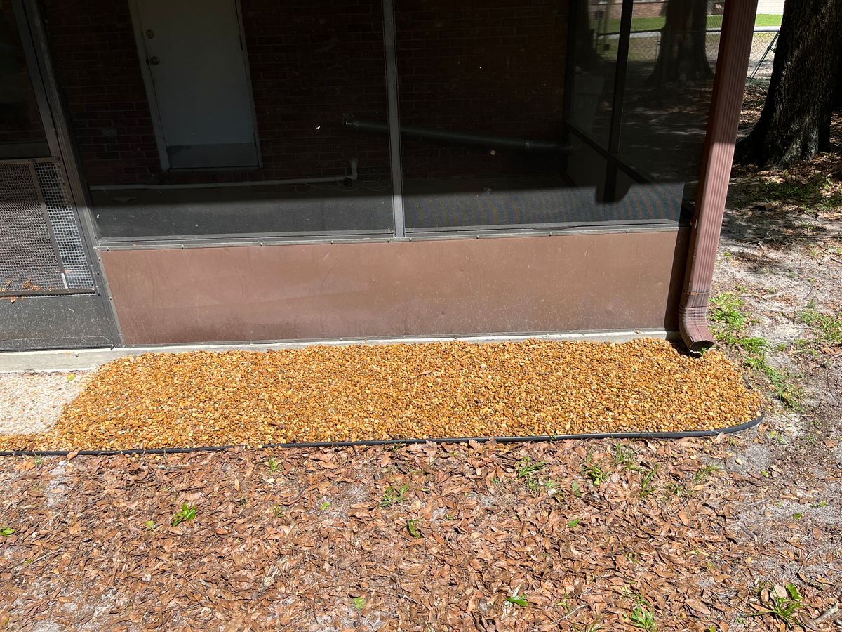 Mulch or Rock Installation for All American Property Services in High Springs, FL