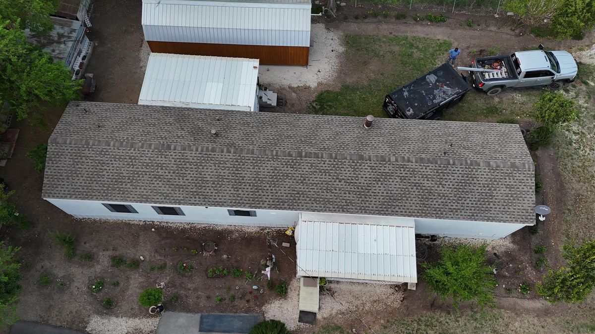 Roof repairs for Barcenas Roofing & Remodeling in San Saba, TX