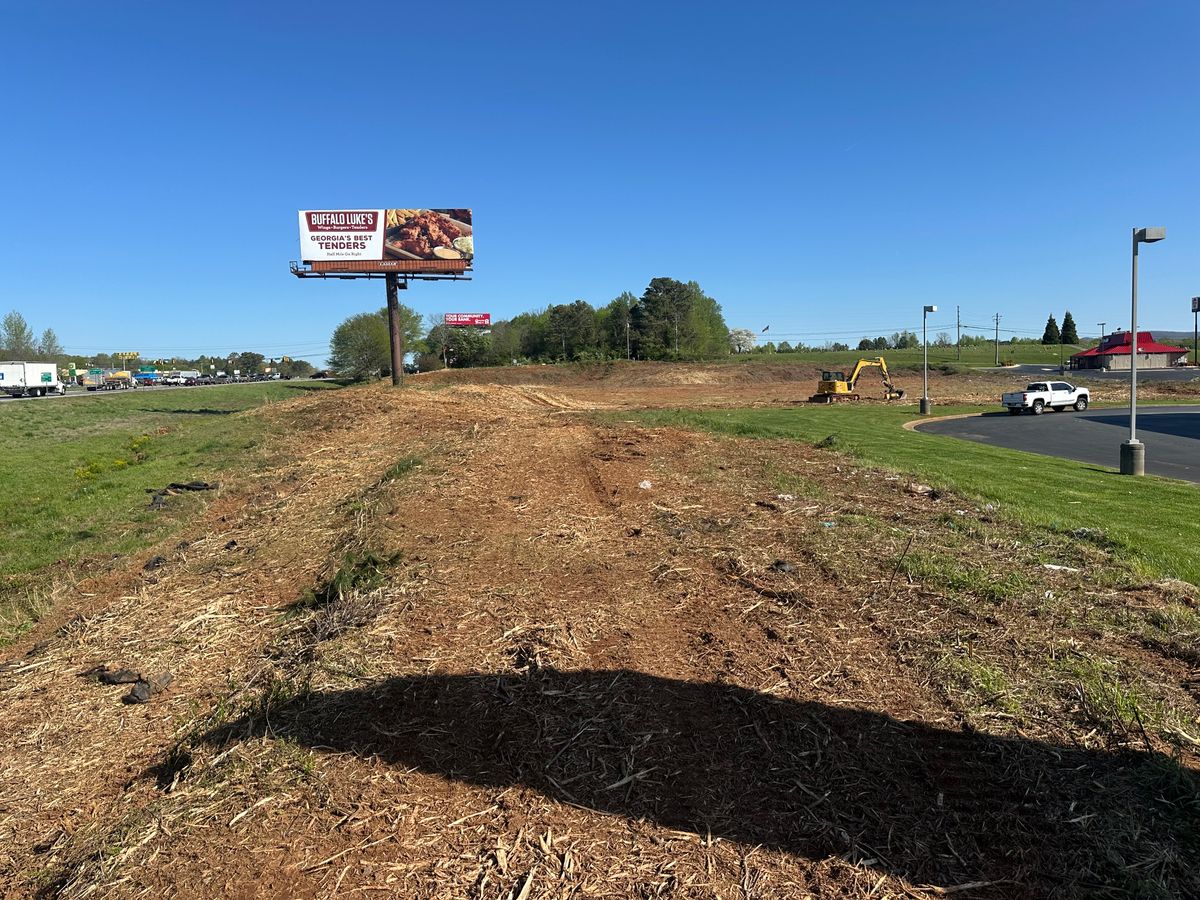 Land Clearing for T Crane Grading LLC in Clarkesville, GA