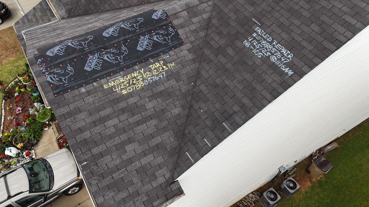 Emergency Tarping for FNS Exterior Consulting LLC in Cumming, GA