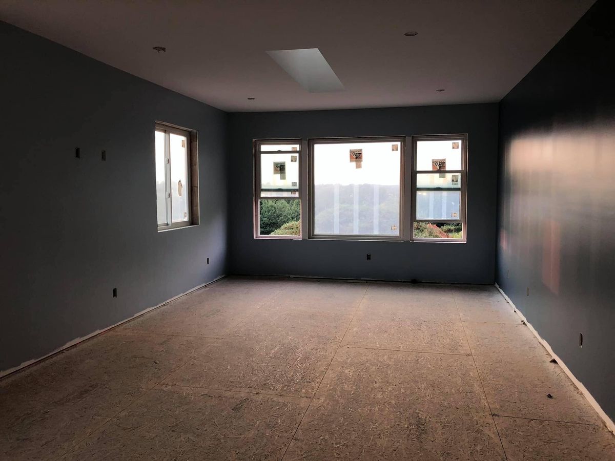 Painting for BlueLine Drywall in Asheville, NC