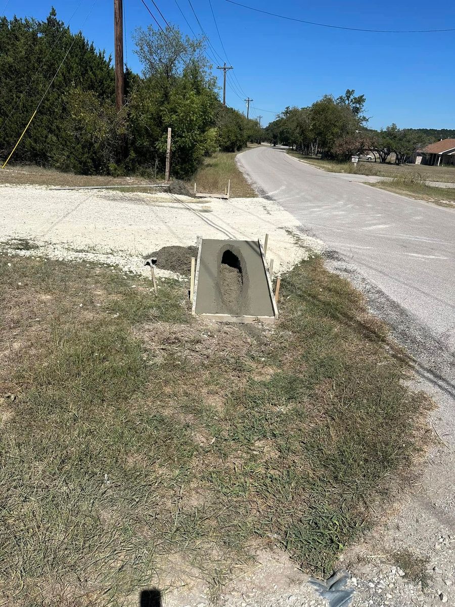 Dirt work and excavation- culverts, house pads, roads, etc. for CrossCut in Kempner, TX