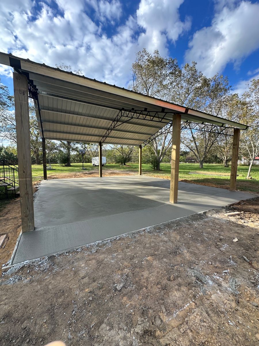 Concrete for Earthworks Septic LLC in Albany, Georgia