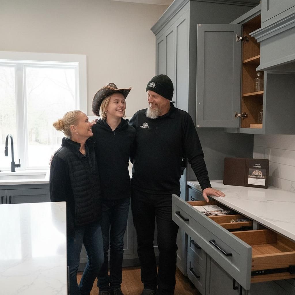 Kitchen Cabinets for Carolina Woodworks in Lyman, SC