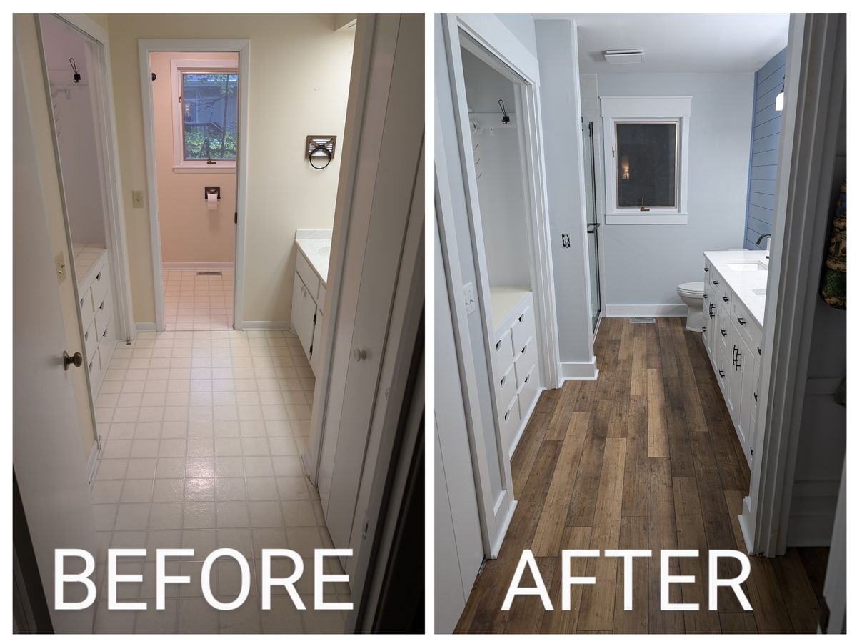 Full Bathroom Remodel for Brick City Bath in Sanford, NC