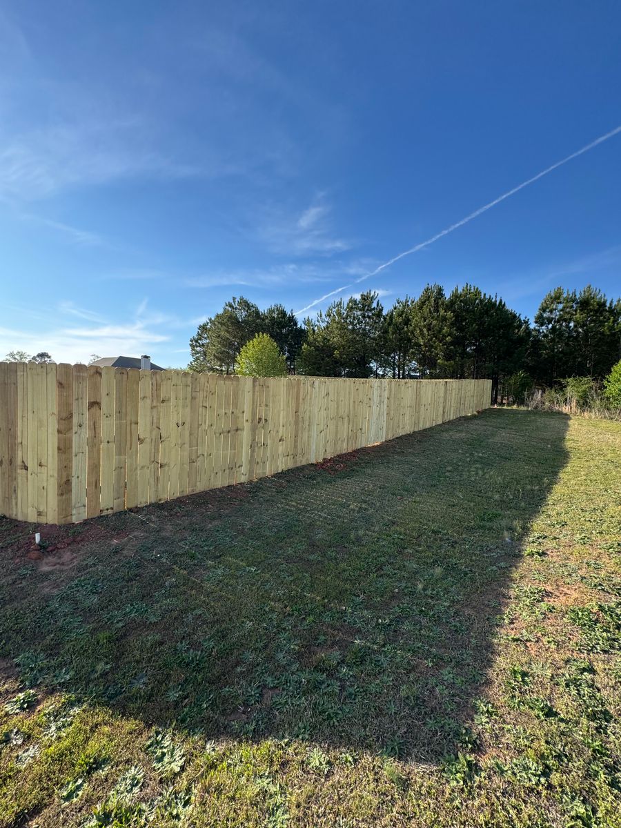 Fence Installs for E&T Outdoor Pros in LaGrange, GA