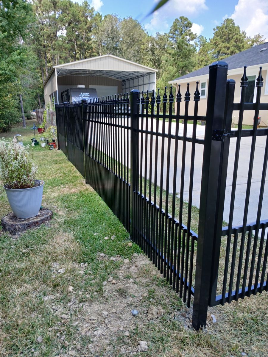 Fence Installation for Kingdom Fence in Houston, TX