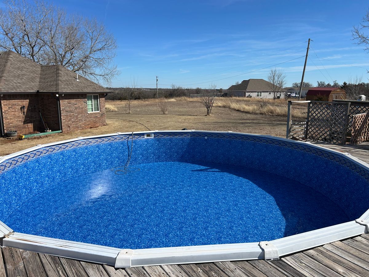 Above Ground Pool Installation for Westbound Pools & Construction in Mustang, OK