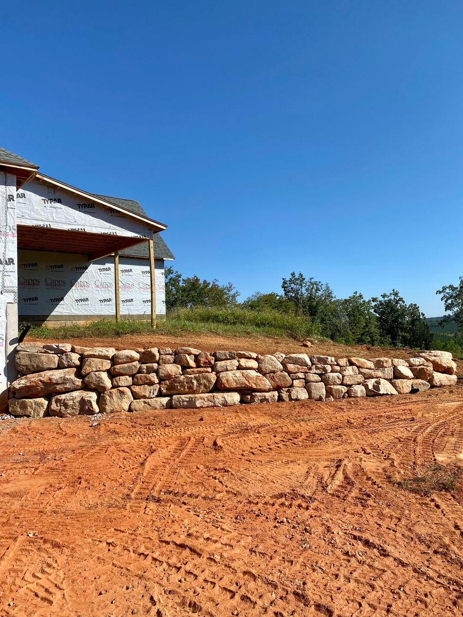 Boulder Walls for Lanier Excavating LLC in Bedford County, VA