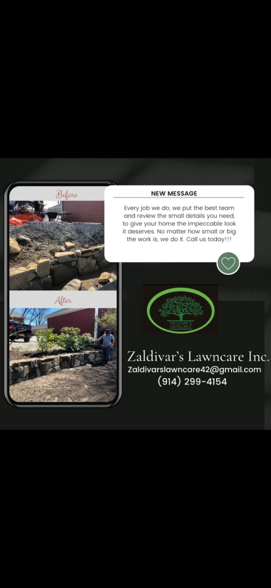 Patio Design & Construction for Zaldivar’s Lawn Care INC  in Peekskill, NY