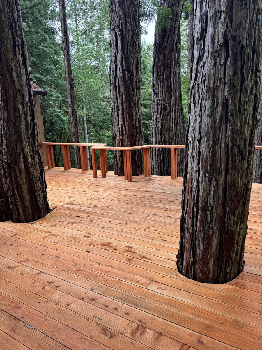 Decks, Stages and Docks for Ren Levine Construction in Sonoma County, CA