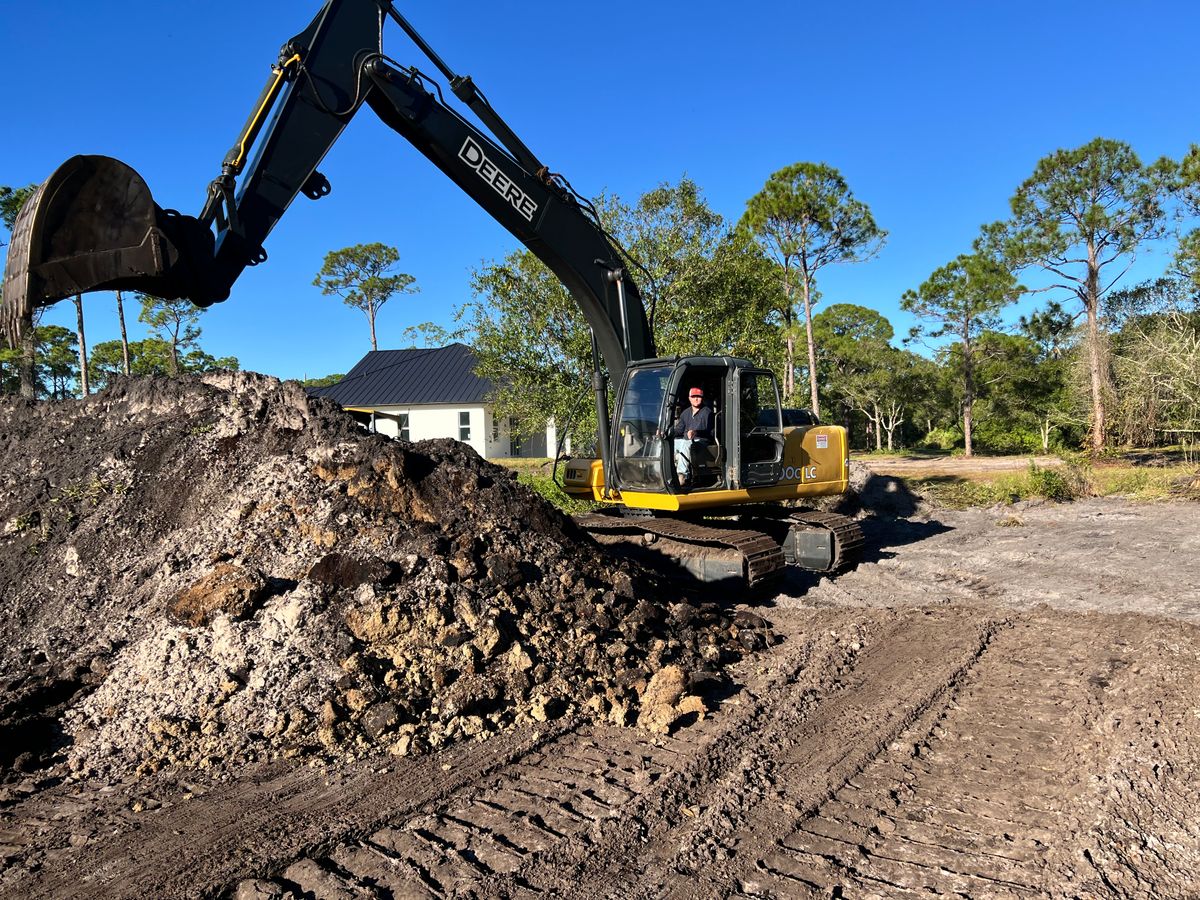 Land Clearing for South Florida Earthworks in Fort Pierce, FL
