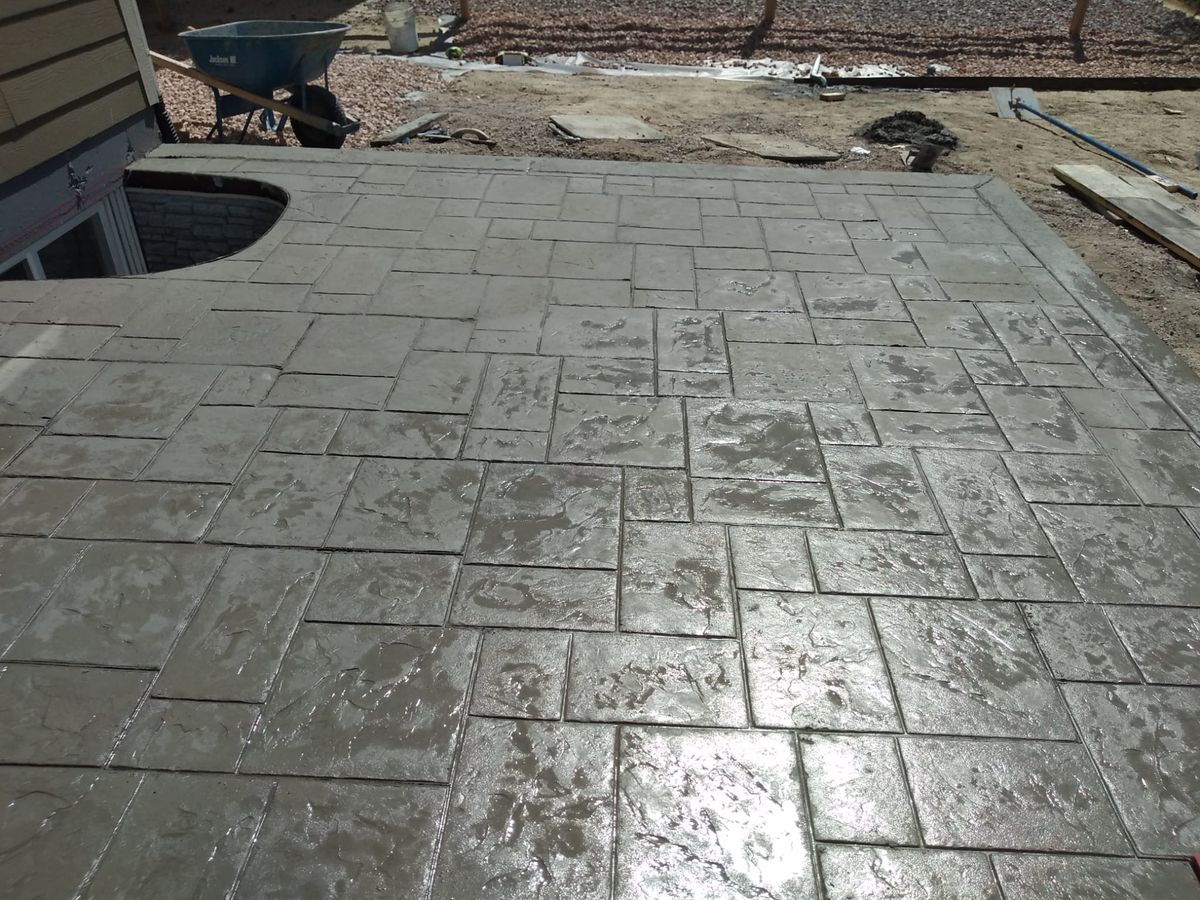 Stamped Concrete for J and Son Colorado Concrete LLC in Colorado Springs, CO