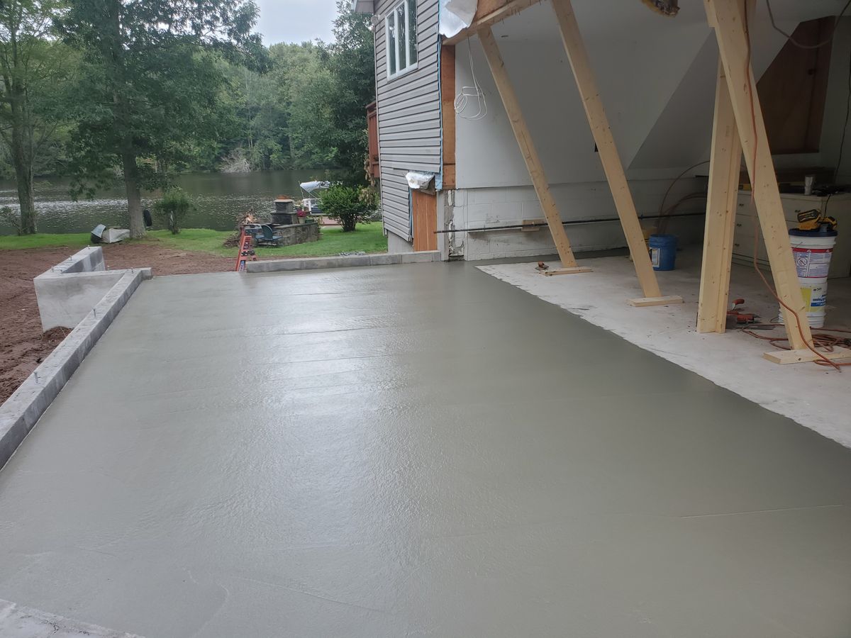Concrete for R McK Excavating in Lake Ariel, PA
