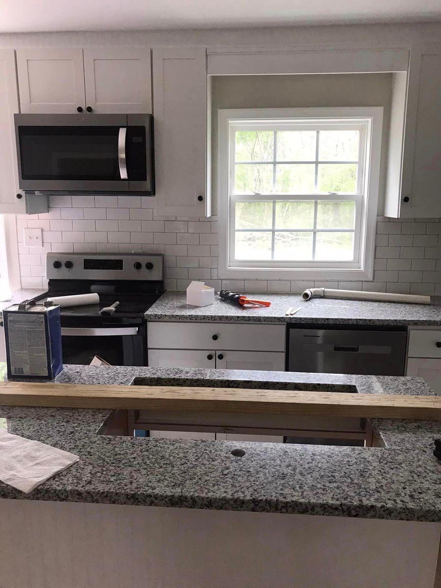 Kitchen Renovation for St.Patrick’s Home Services in Farmville, VA