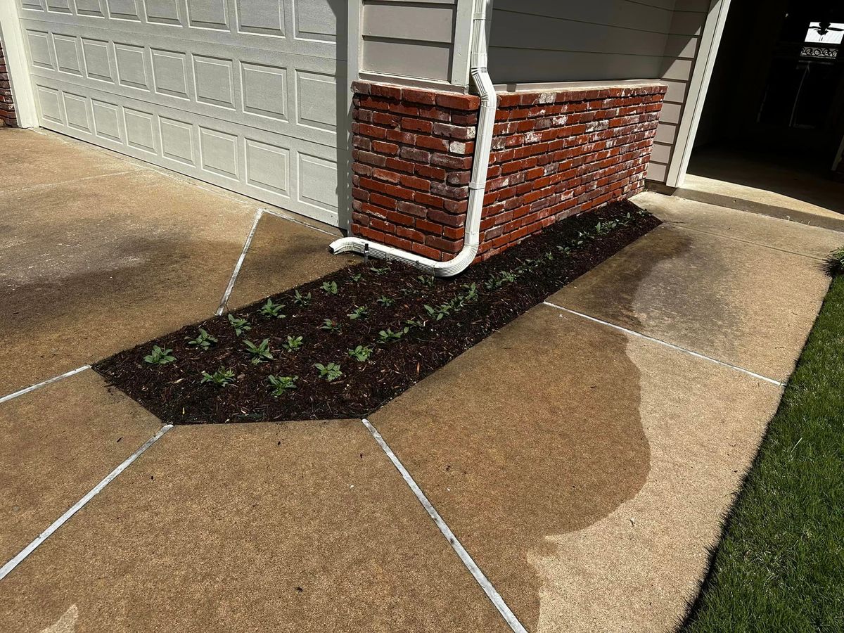Mulch Installation for Lawn Dogs Outdoors Services in Sand Springs, OK