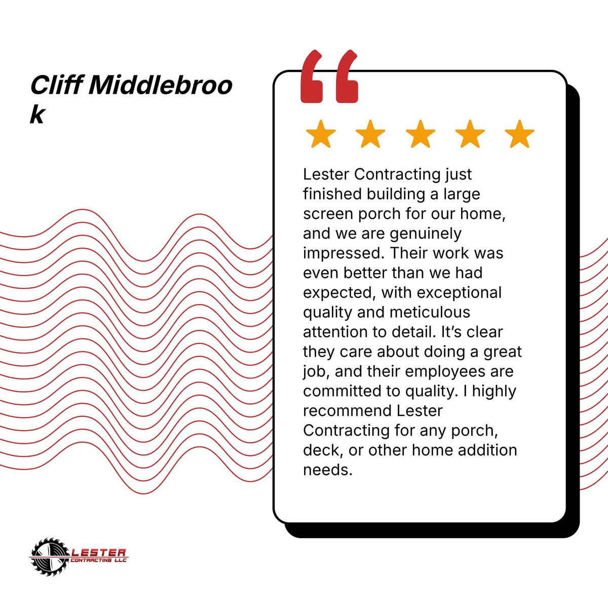 Front Porches for Lester Contracting LLC in Richmond, VA