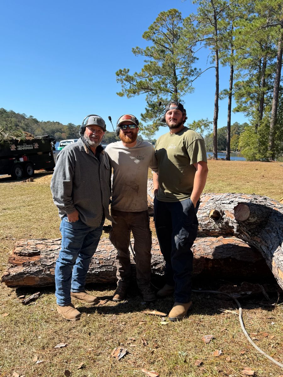 Tree Trimming for T N L - Tree and Land Service in Reynolds, GA