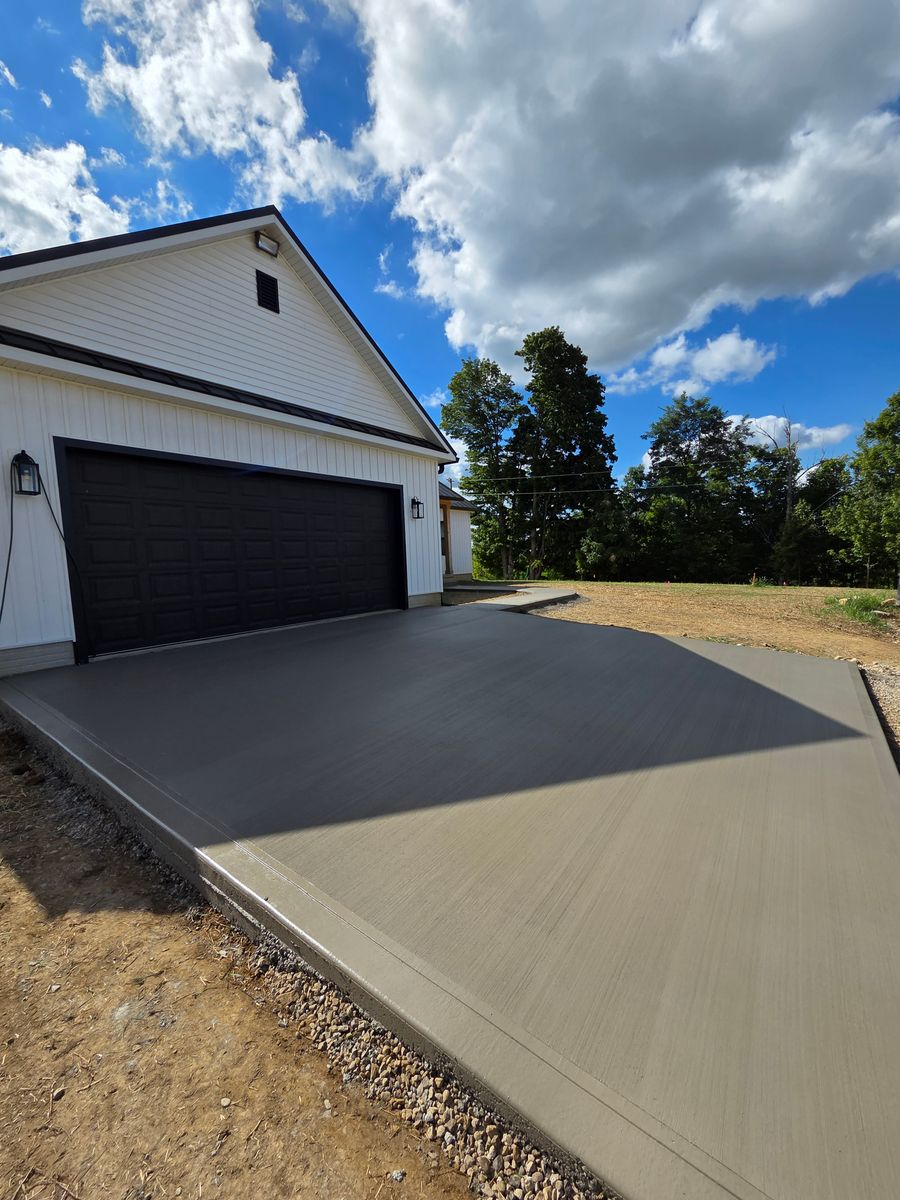 Concrete Driveways for New Edge Concrete in Mount Vernon, OH