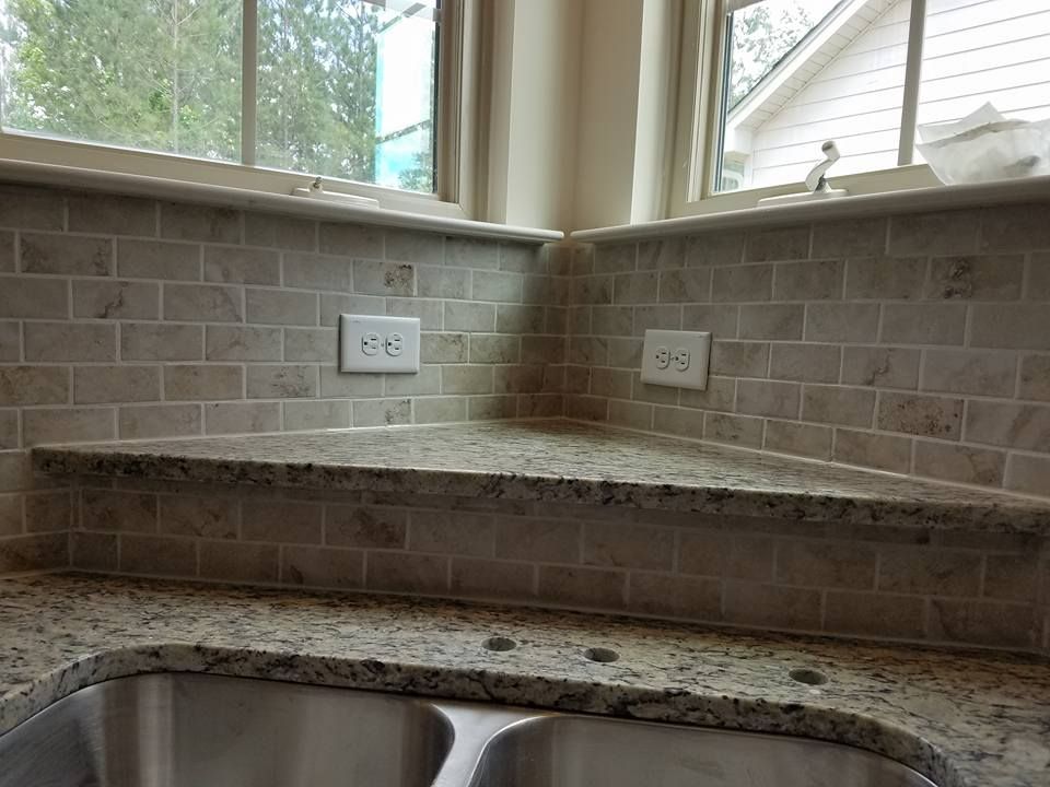 Kitchen Backsplash Installation for Novo Tile Co. in Lillington, NC