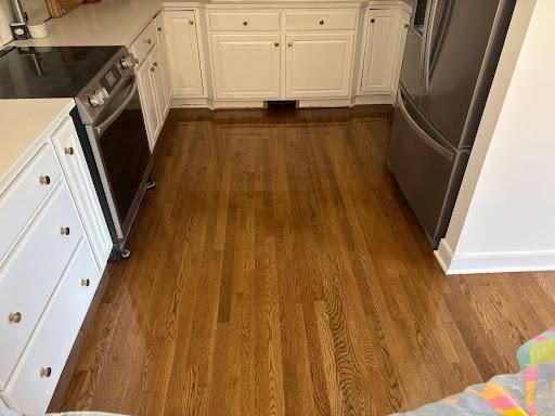 Refinishing hardwood flooring for Jason Tench Flooring LLC in Richmond, VA