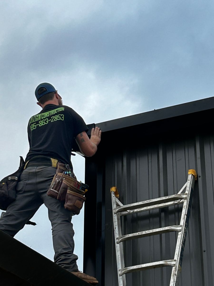 Oklahoma Commercial Steel Buildings (warehouses, agricultural, aviation, strip malls) for A-N-H Construction LLC in Oklahoma City, OK
