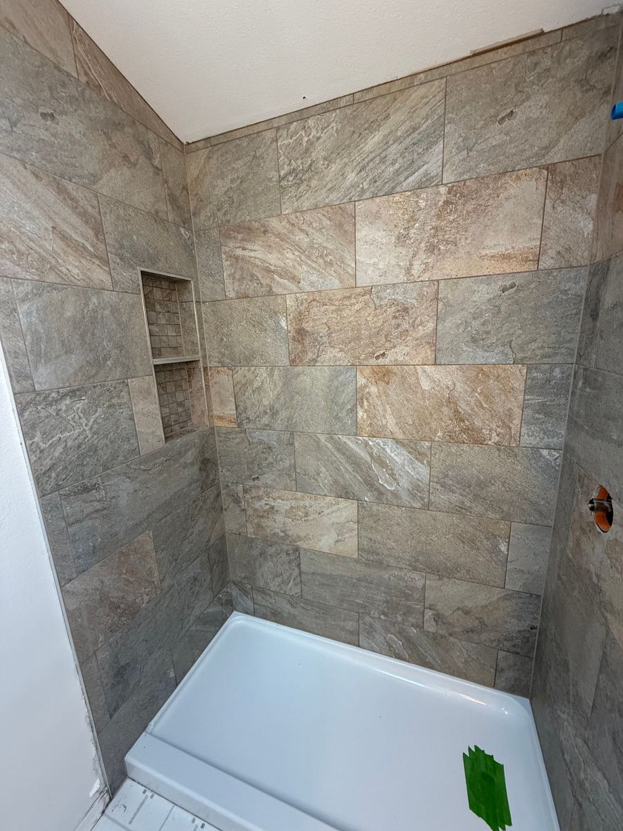 Tile Shower for Flawless Tile Company in Boise, ID