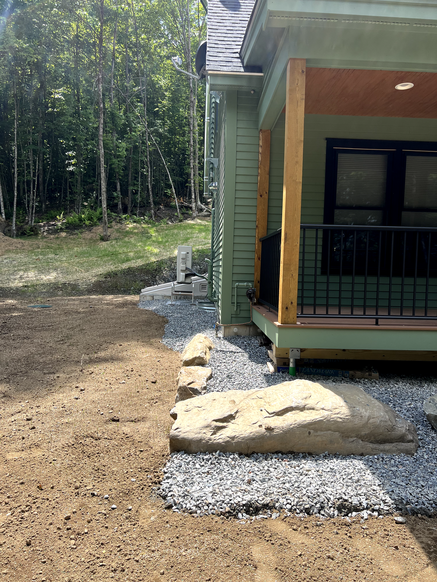 Land Grading for Andy Naylor Excavation in Johnson, VT