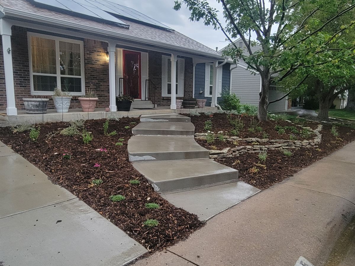 Mulch Installation for JS Landscaping Colorado in Denver, CO