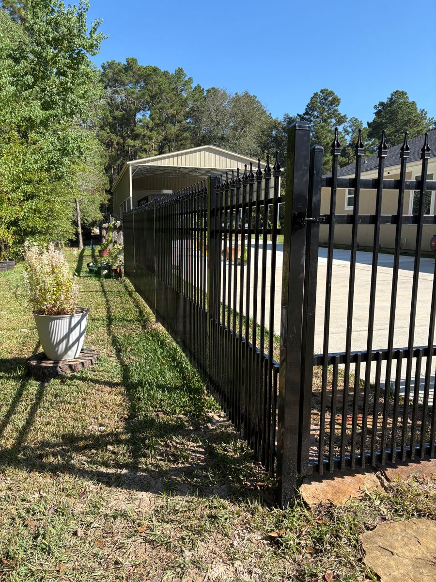 Iron Fencing for Kingdom Fence in Houston, TX