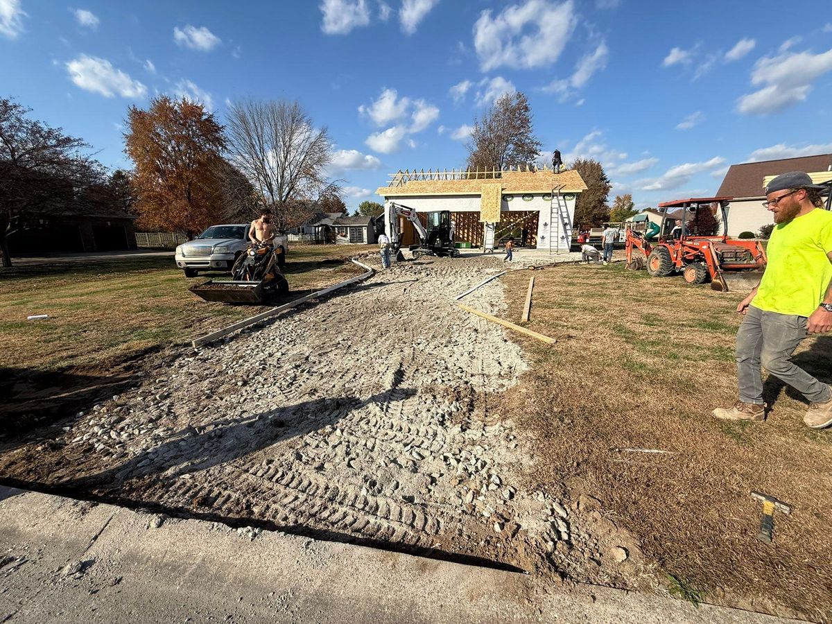 Driveways & Sidewalks for Whitfield Concrete Construction in Solsberry, IN